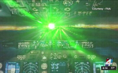 Dangerous Laser Strikes Continue Rise in ’21