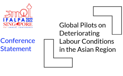 Global Pilots on Deteriorating Labour Conditions in the Asian Region